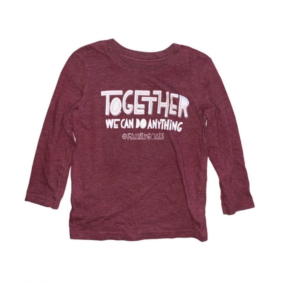 Cat & Jack “Together We Can Do Anything” Shirt Size 4T GUC